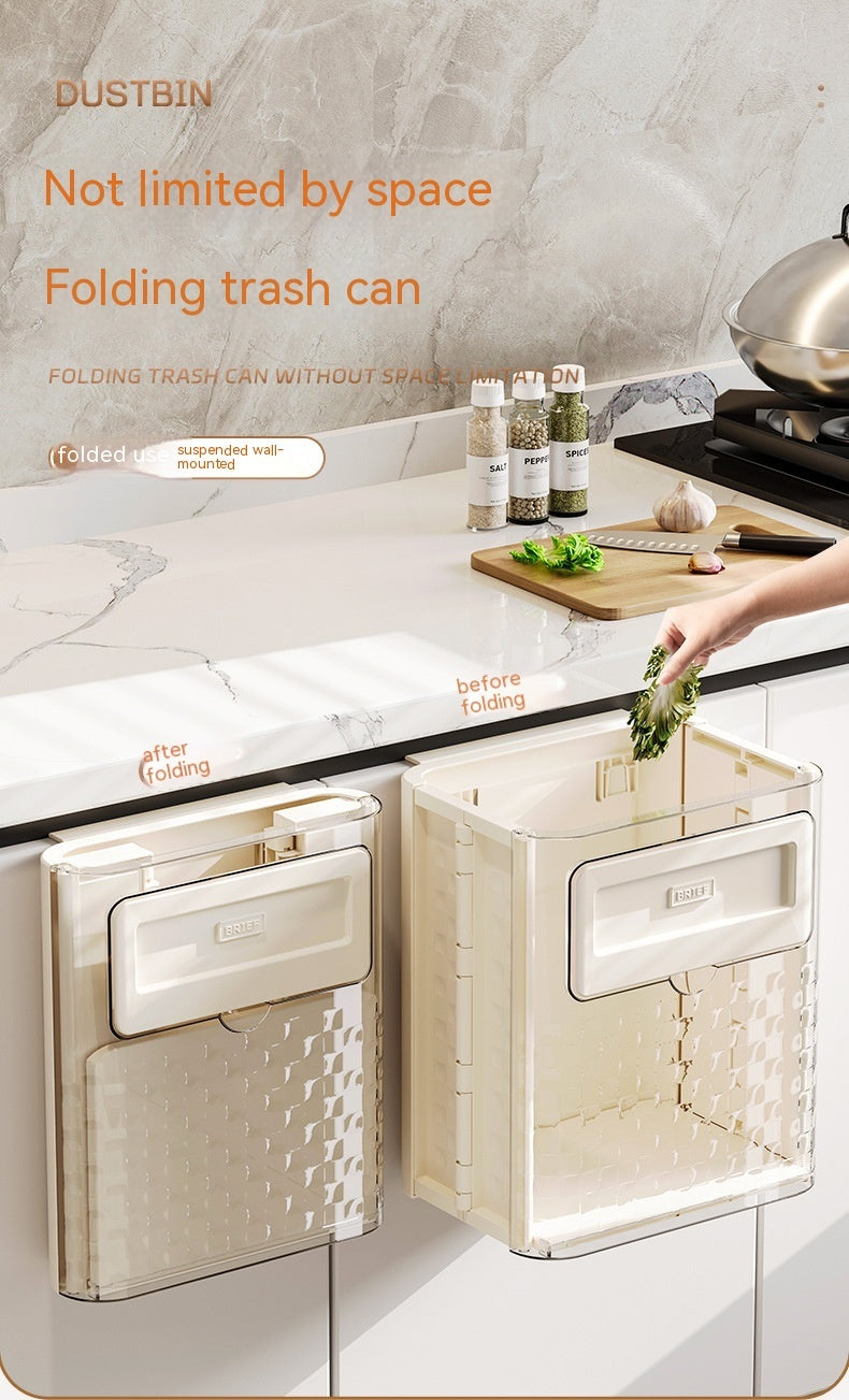 Kitchen Folding Trash Bin