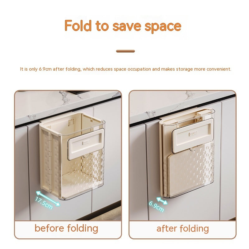 Kitchen Folding Trash Bin