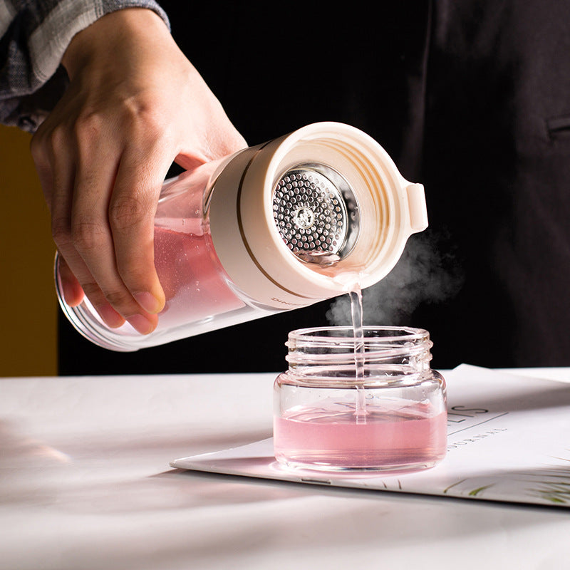 Glass Water Bottle