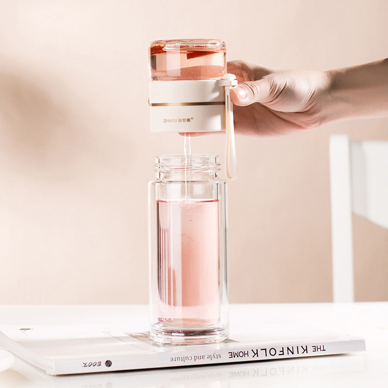 Glass Water Bottle
