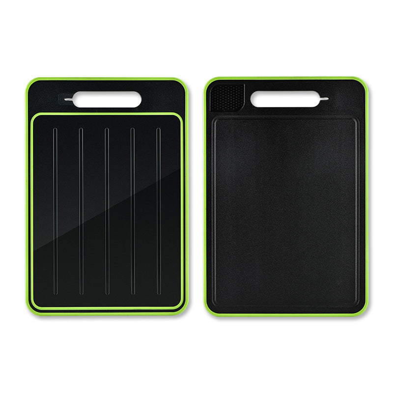 Double-Side Cutting Board With Knife Sharpener