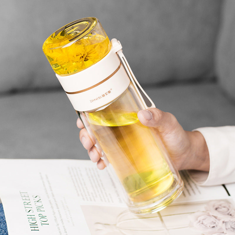 Glass Water Bottle