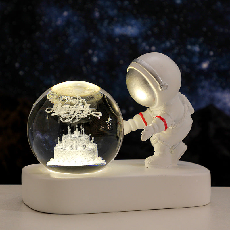 Glowing Crystal Ball