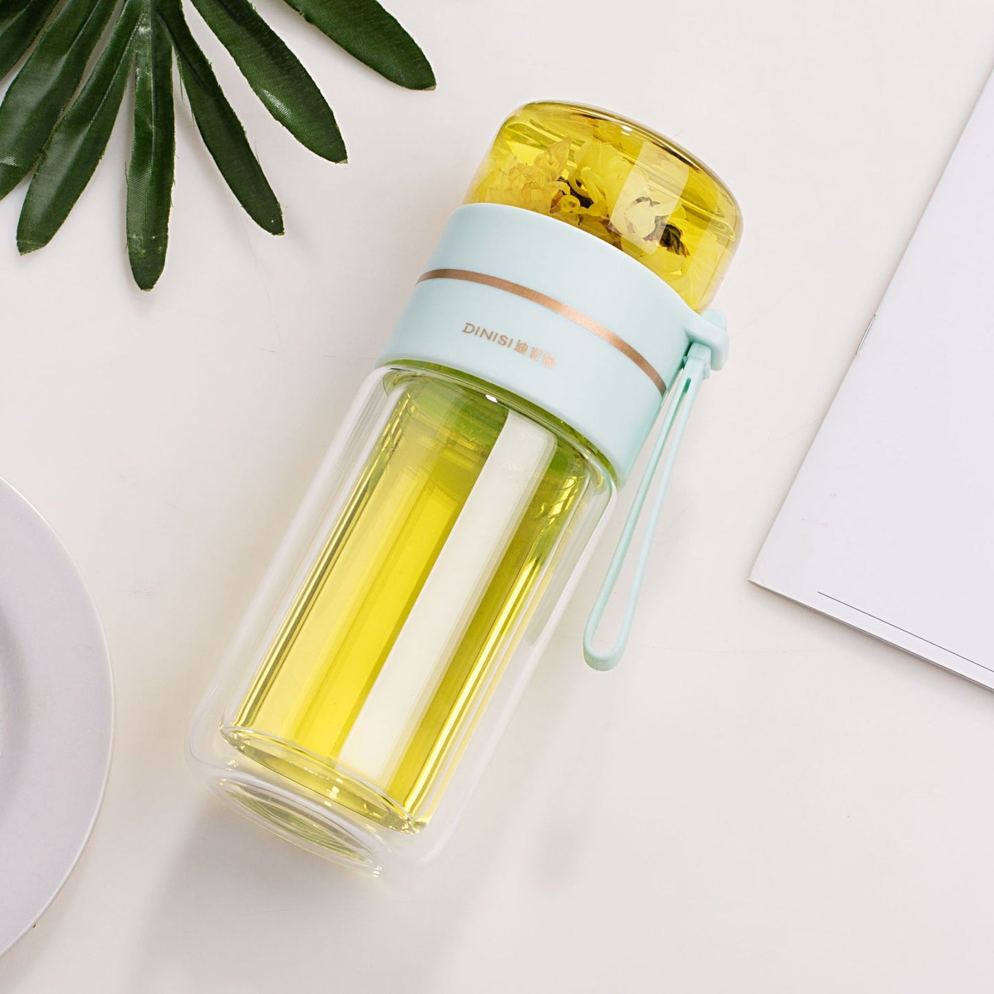 Glass Water Bottle