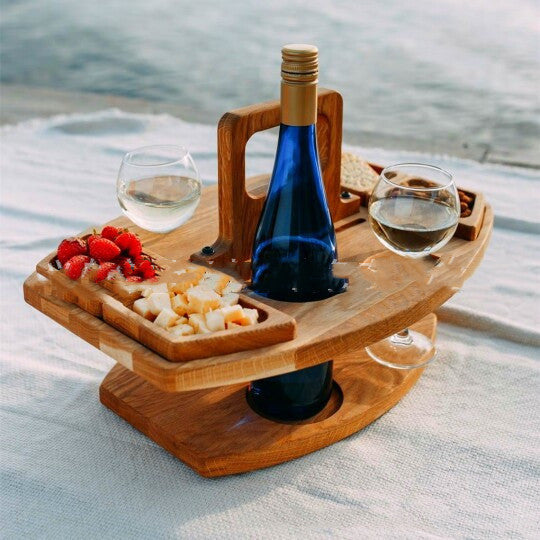 Wine Tray Outdoor Picnic