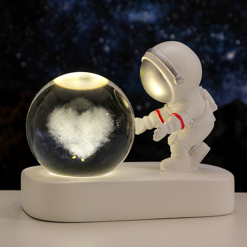 Glowing Crystal Ball
