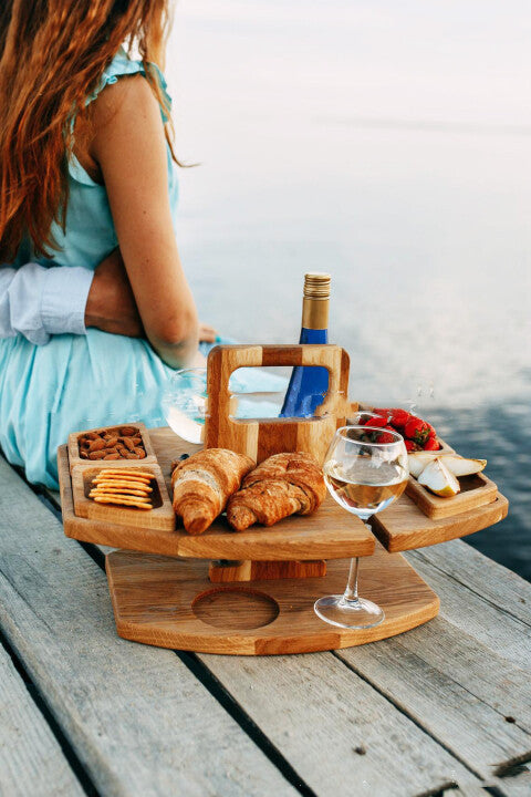 Wine Tray Outdoor Picnic