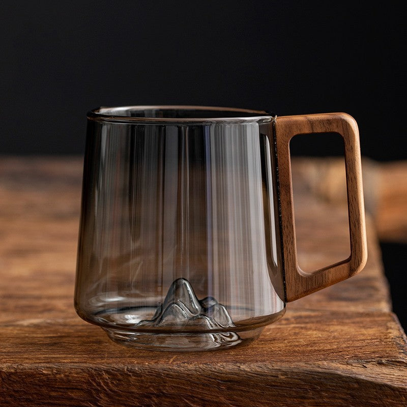 Wooden Handle Drinking Cup