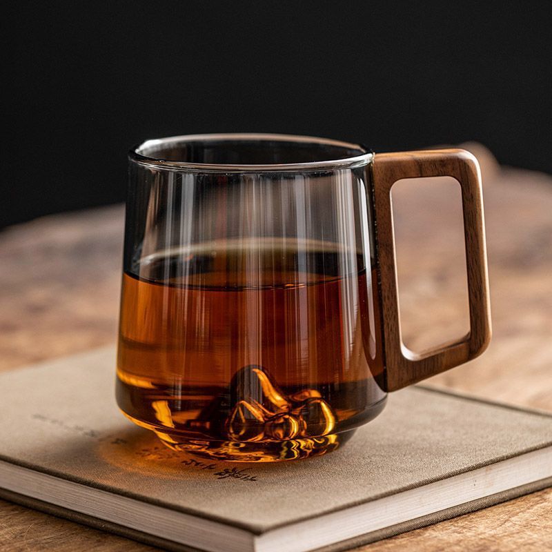 Wooden Handle Drinking Cup