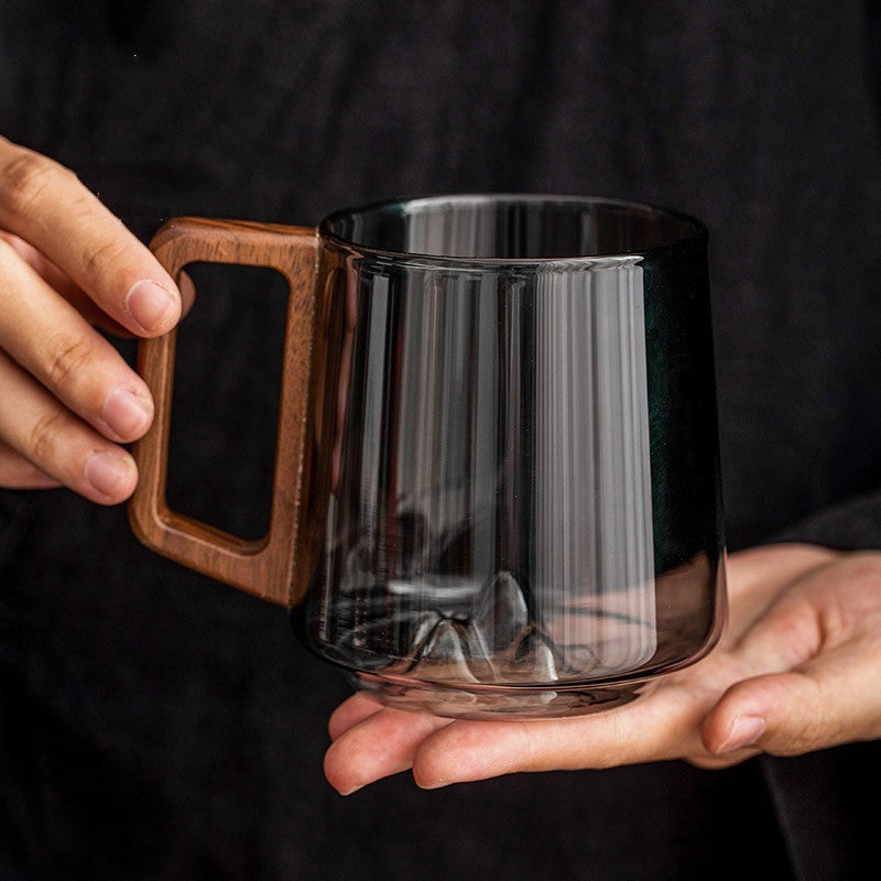 Wooden Handle Drinking Cup