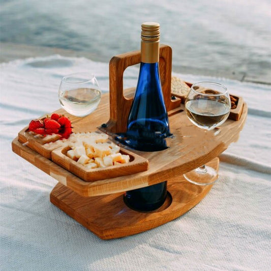 Wine Tray Outdoor Picnic
