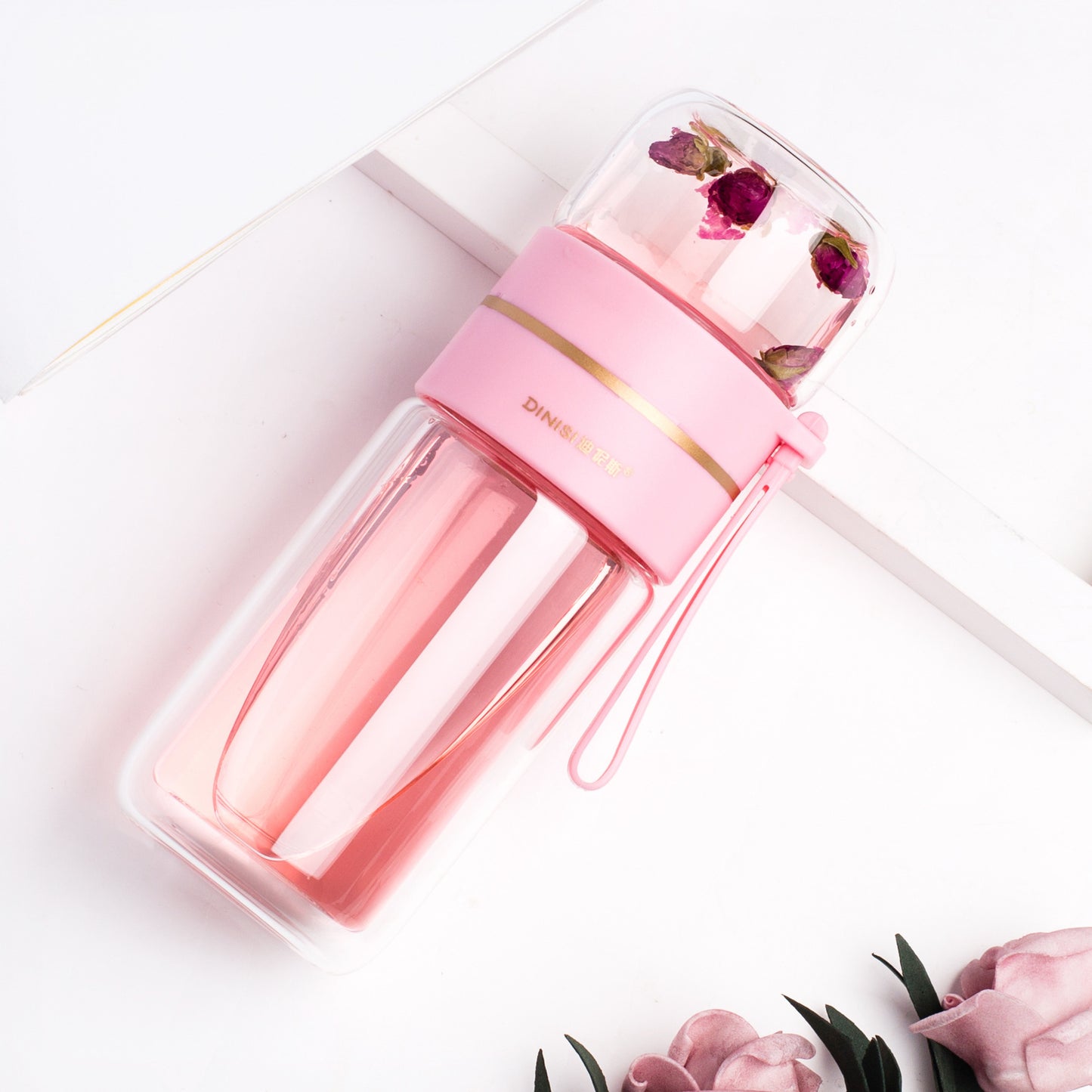 Glass Water Bottle