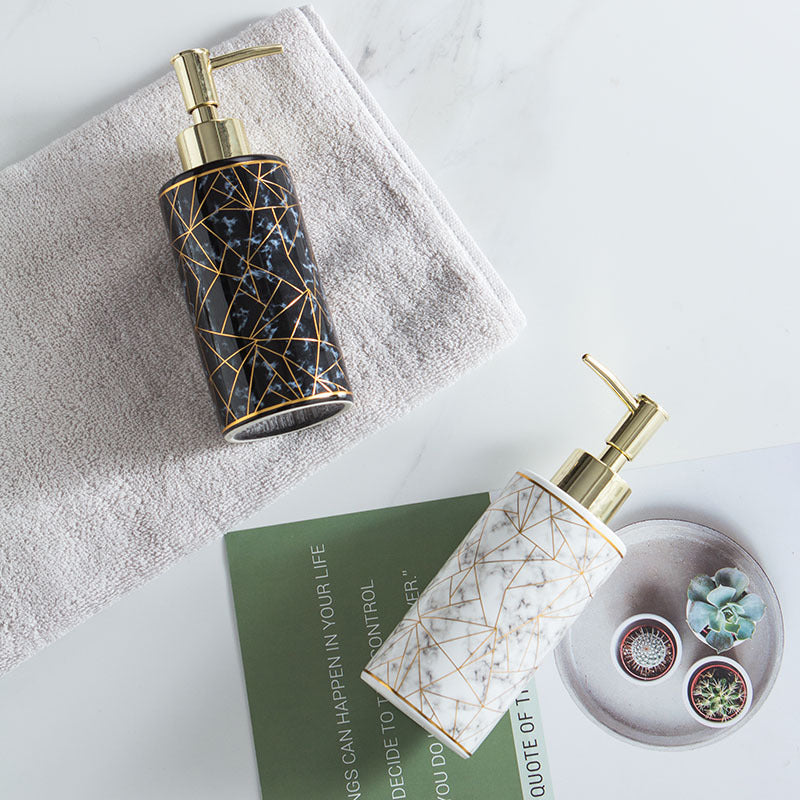 Marble Ceramic Bottle