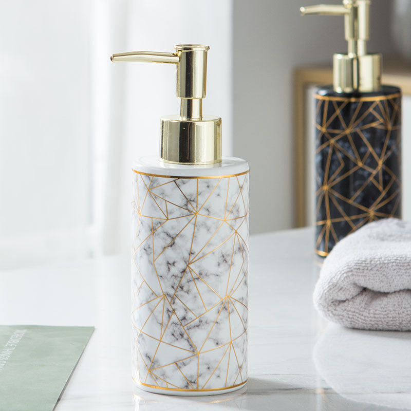 Marble Ceramic Bottle