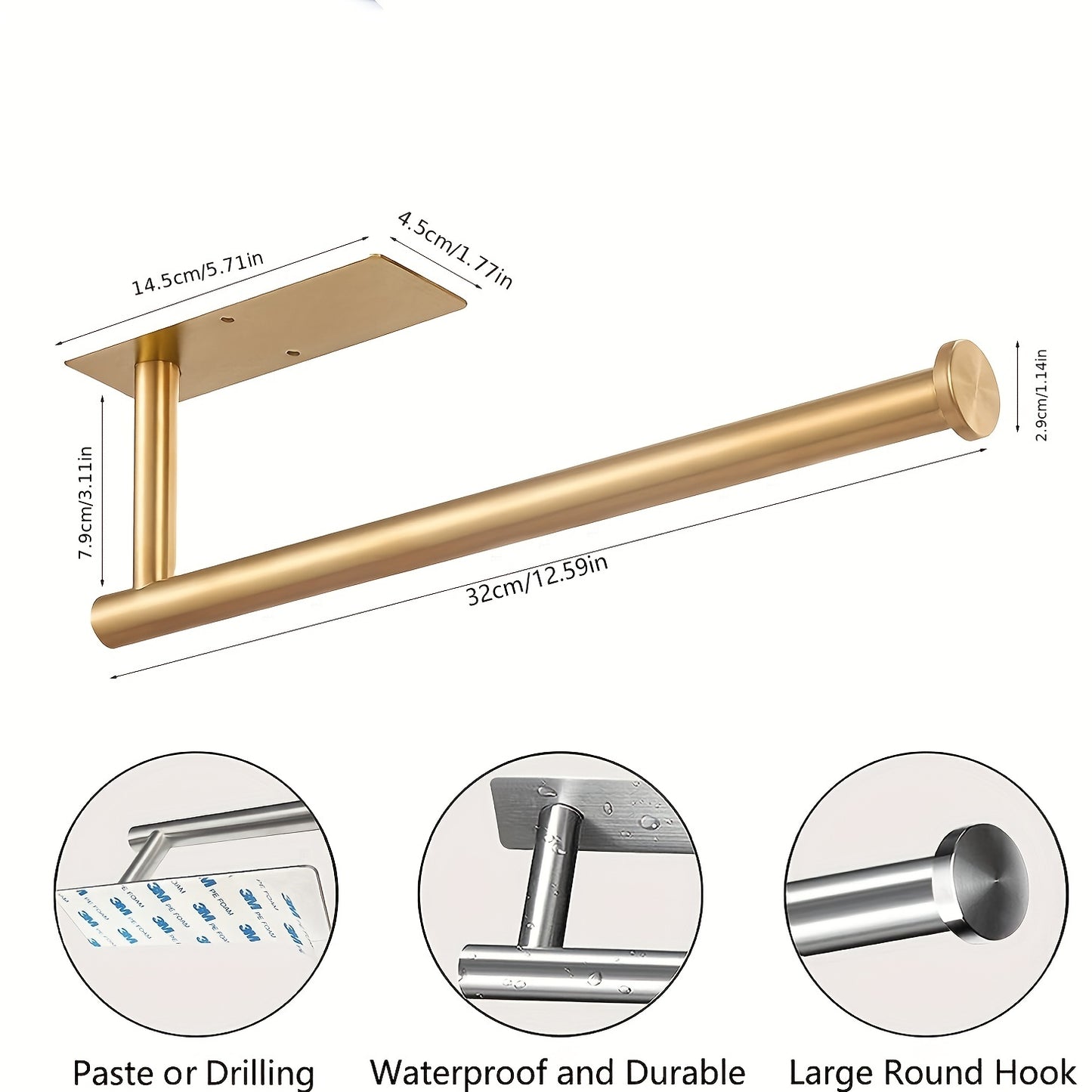 Stainless Steel Towel Holder.