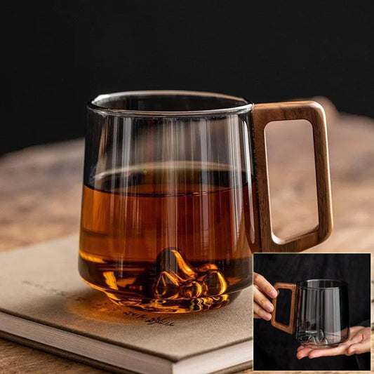 Wooden Handle Drinking Cup