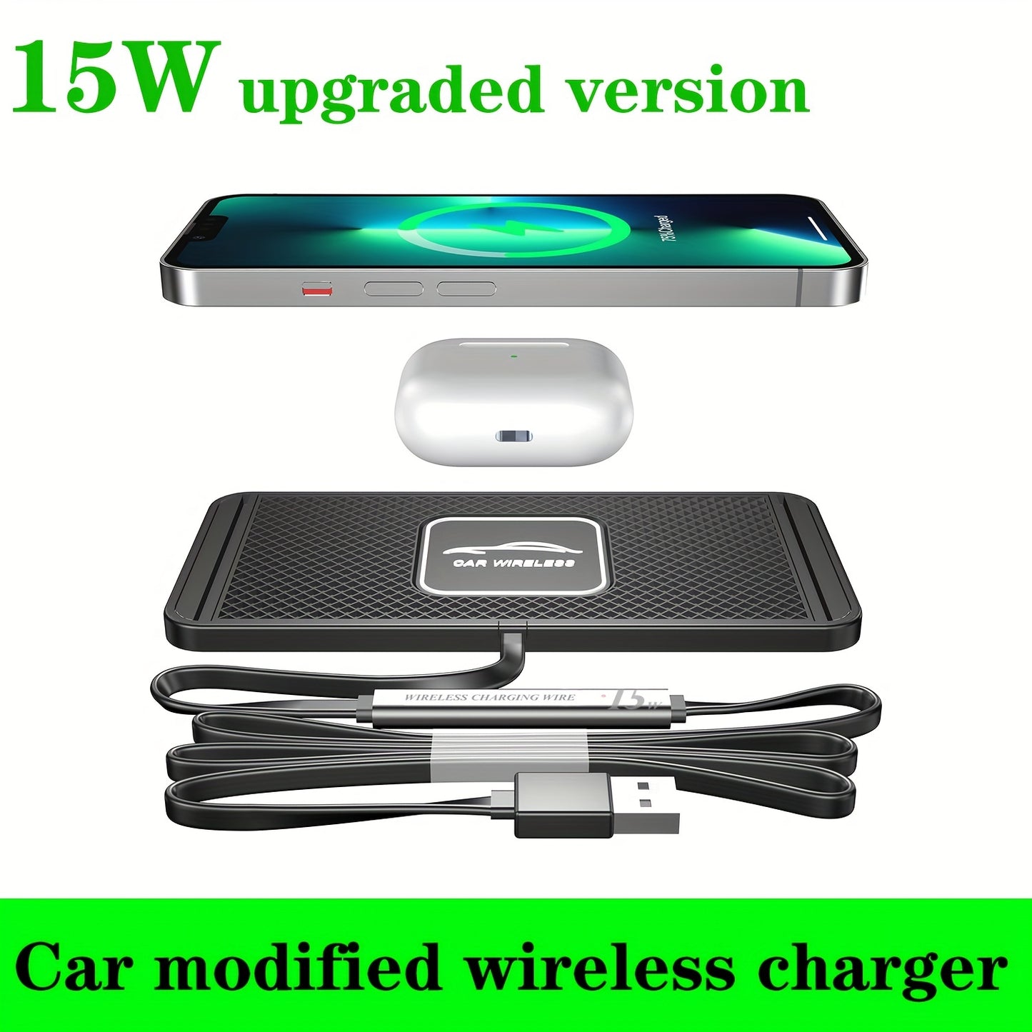 Wireless Car Charger Pad.